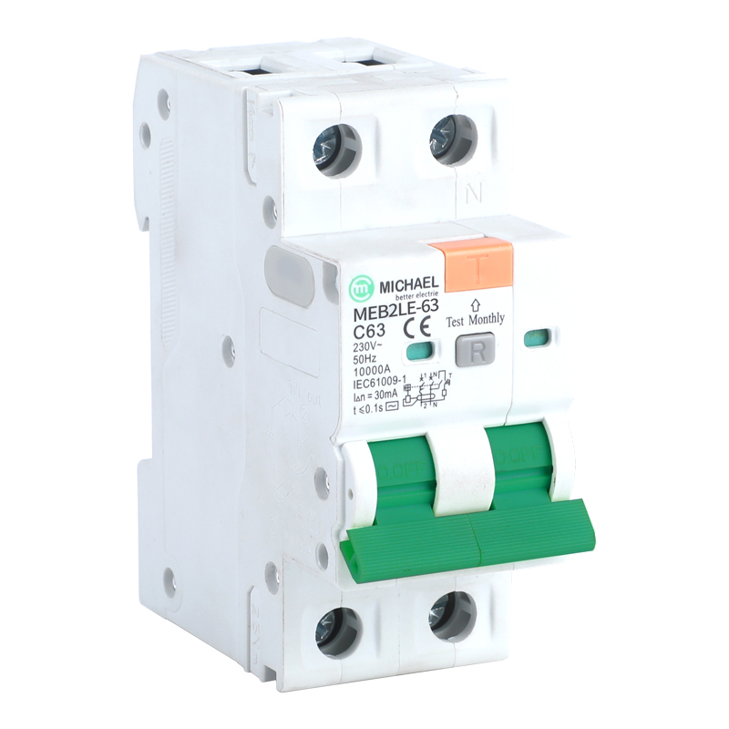 MEB2LE-63 2P/4P Residual Current Breaker 30mA RCBO