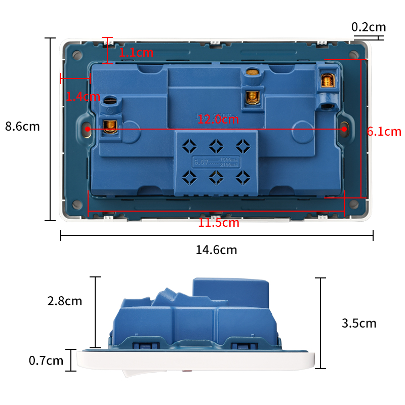 09-146-二开多五孔双U